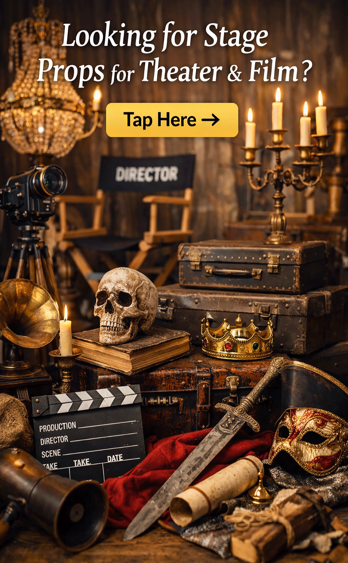 A highly realistic stage cigarette prop that looks like the real thing. Built for consistent, repeatable smoking effects. Order it here.