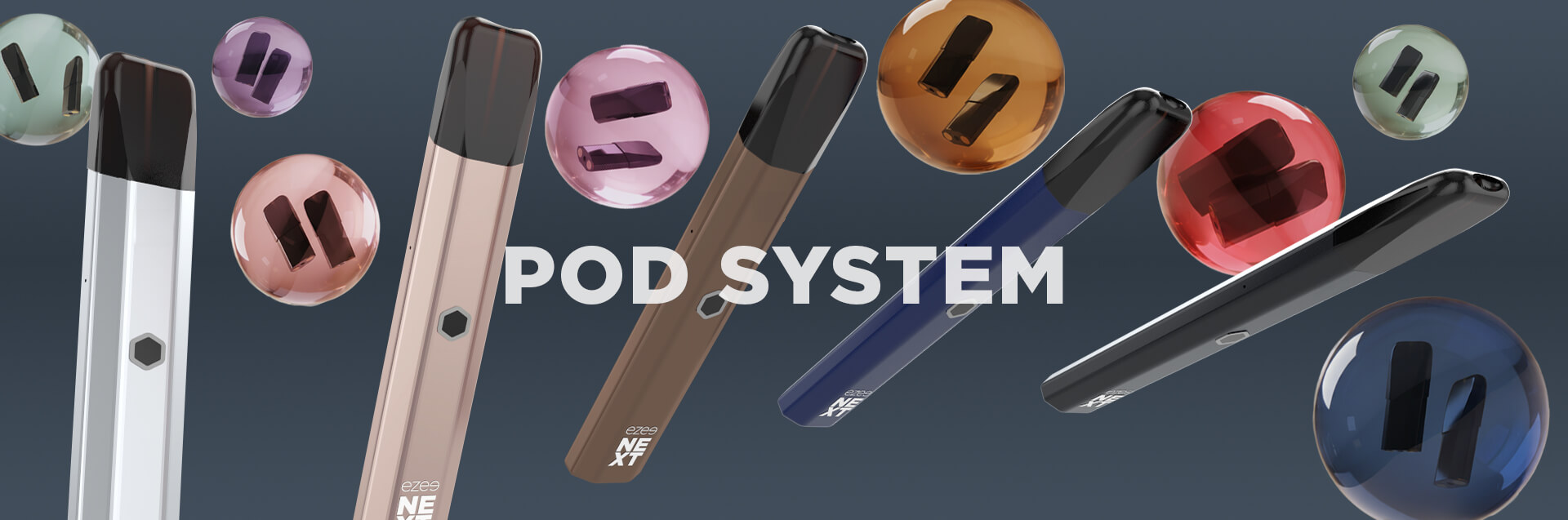 Vape Pod System Ezee Pod+ 2ml e-liquid up to 600 puffs nicotine and nicotine free