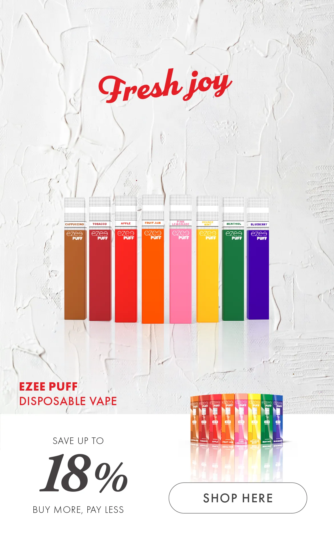 disposable vape pen 1ml e-liquid nicotine free flavors 300 puffs