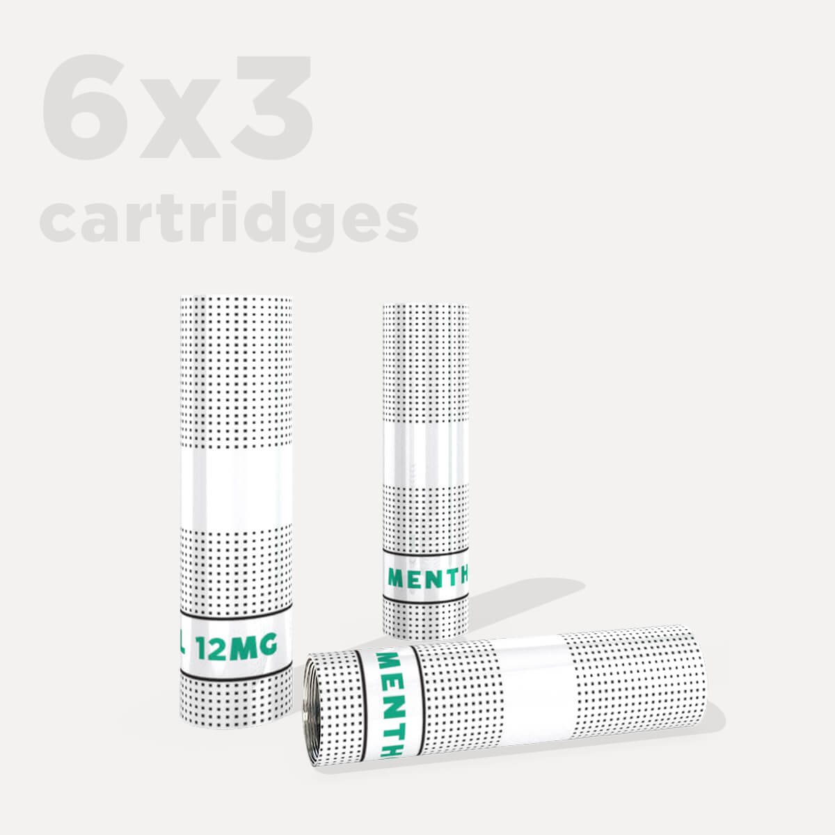 cigalike vape cartridges menthol 12mg nicotine