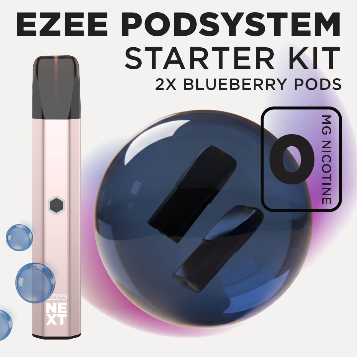 Ezee Next Pod Starter Kit - Beige Blueberry 0mg