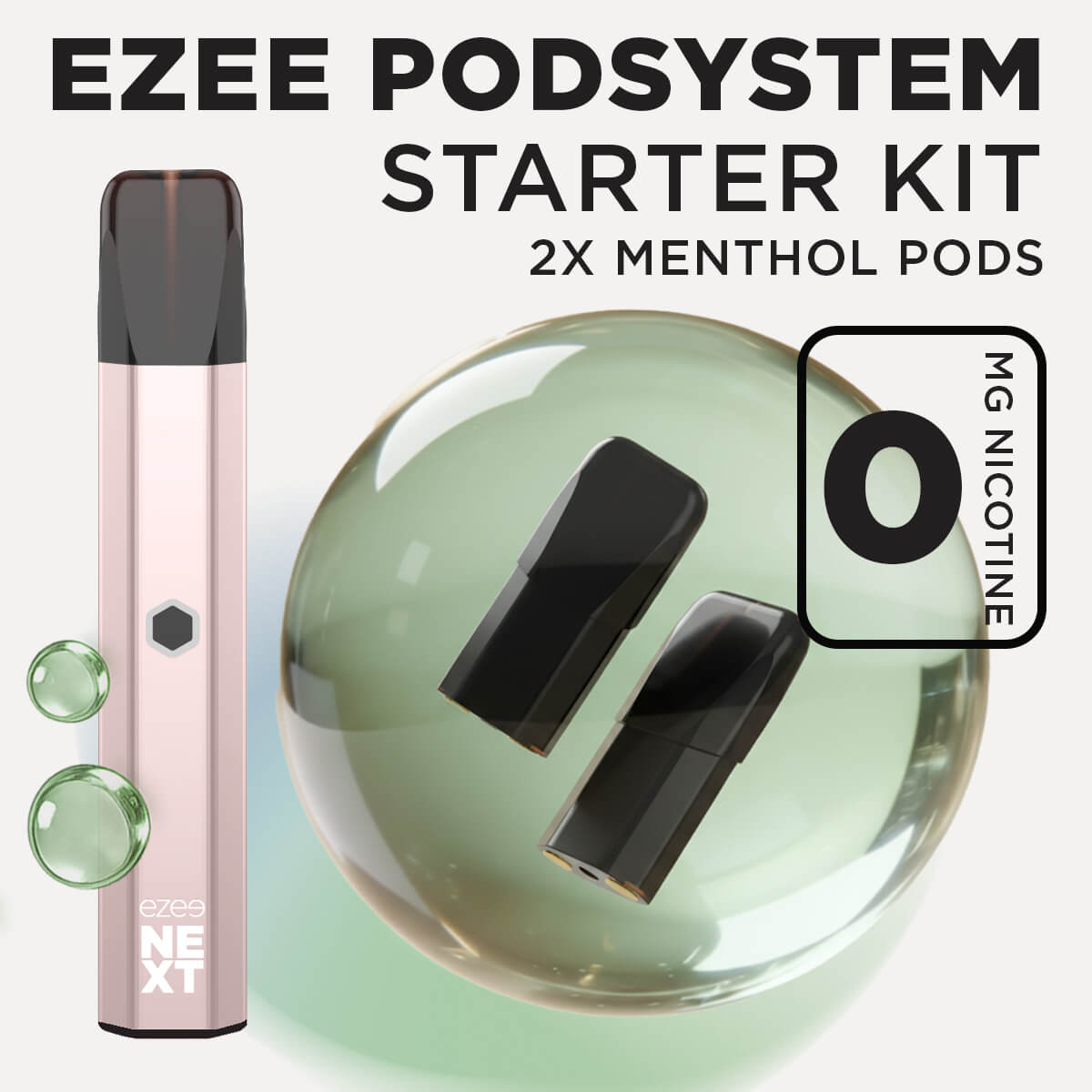 Ezee Next Pod Starter Kit - Beige Menthol 0mg
