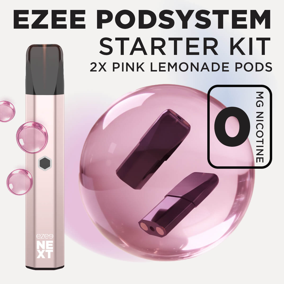 Ezee Next Pod Starter Kit - Beige Pink Lemonade 0mg