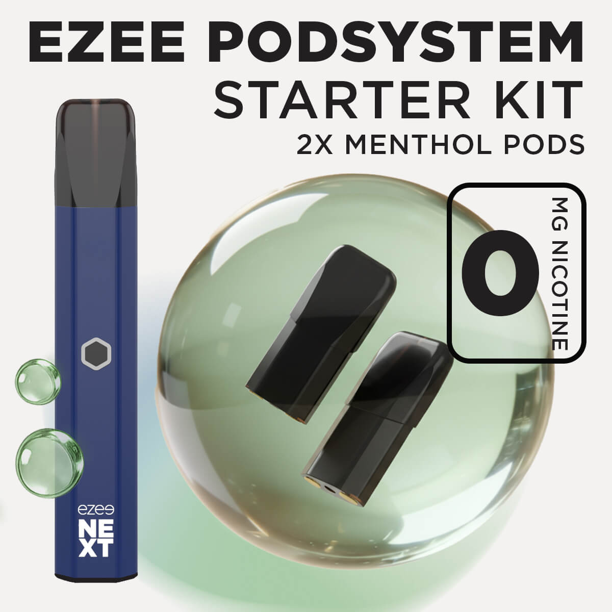 Ezee Next Pod Starter Kit - Blue Menthol 0mg