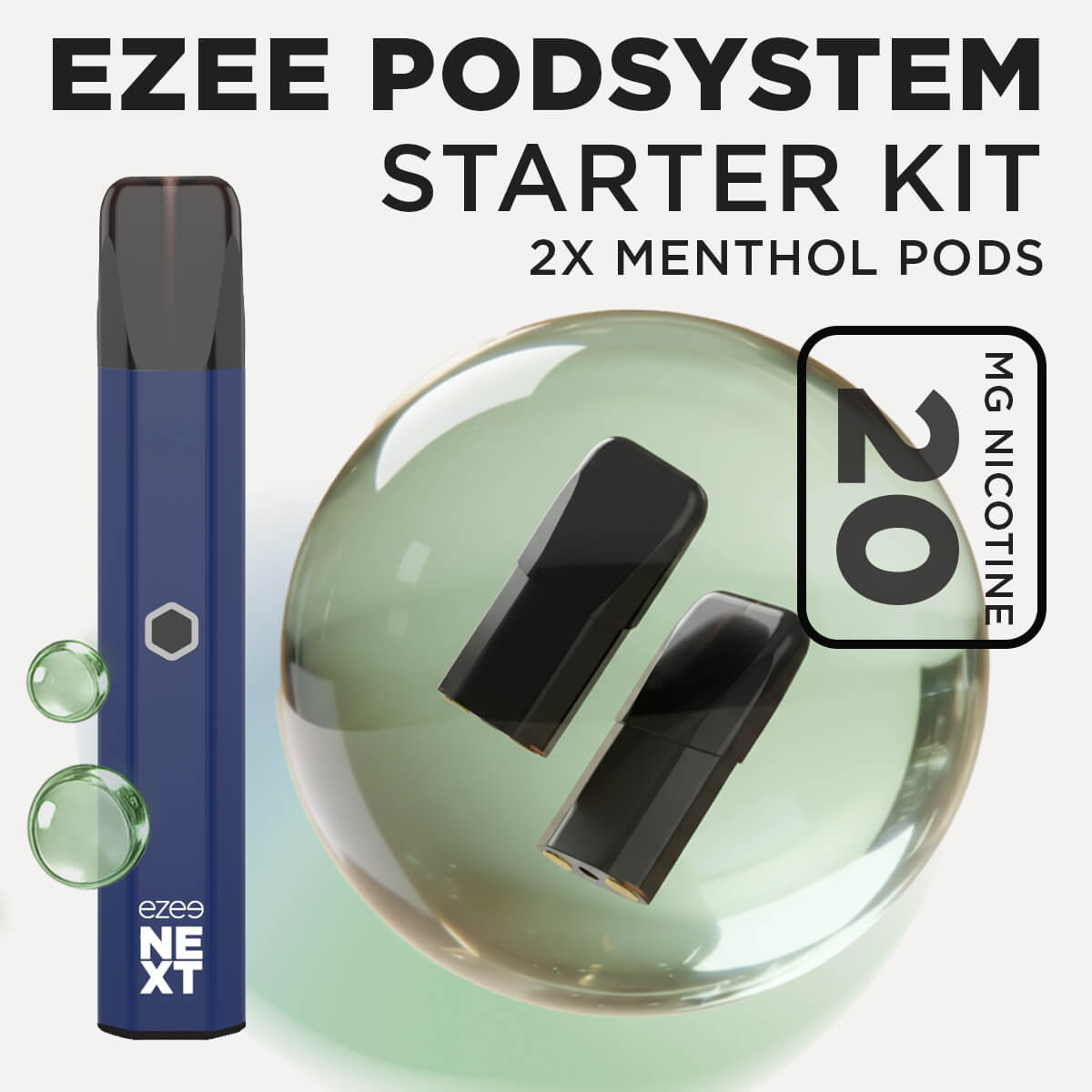 Ezee Next Pod Starter Kit - Blue Menthol 20mg