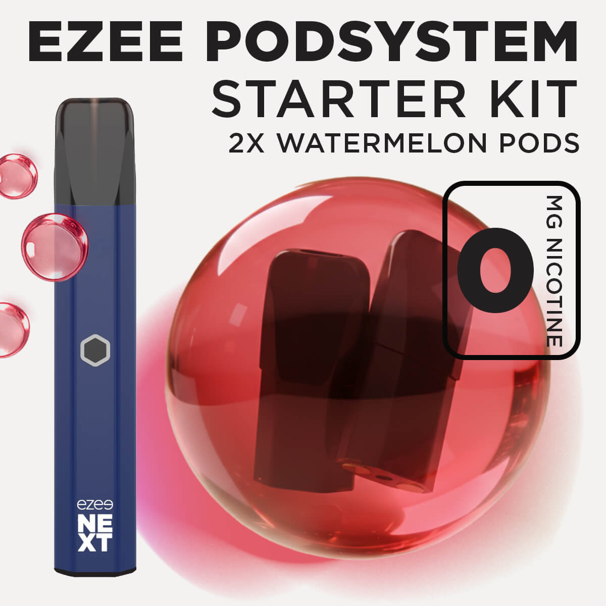 Ezee Next Pod Starter Kit - Blue Watermelon Ice 0mg