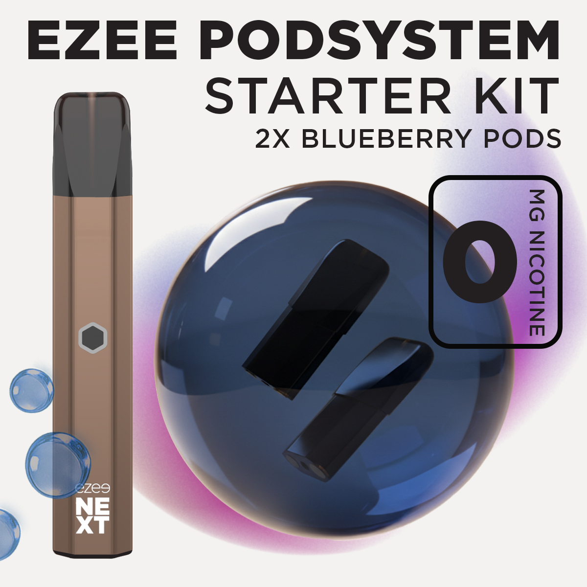 Ezee Next Pod Starter Kit - Brown Blueberry 0mg