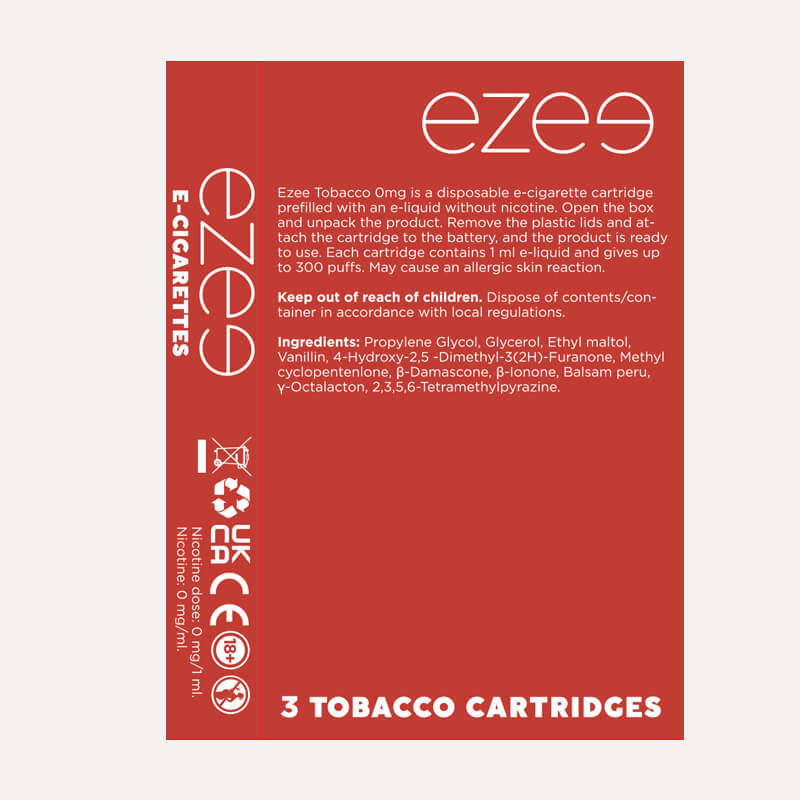 Ezee Cigalike Starter Kit Tobacco Nicotine free