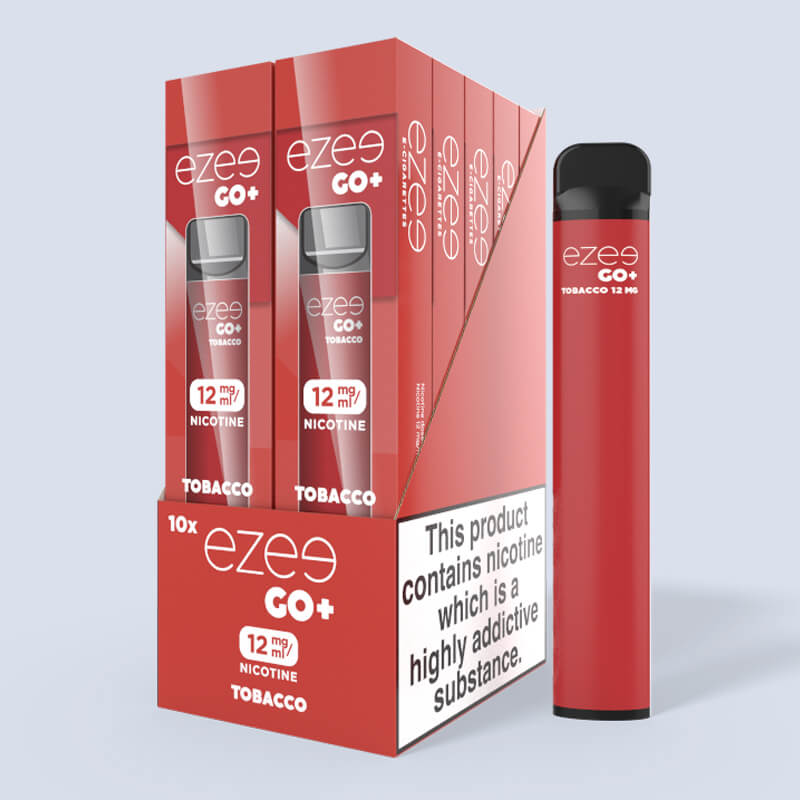 Ezee Go+ Disposable Vape Tobacco 12mg/ml Nicotine 10pcs