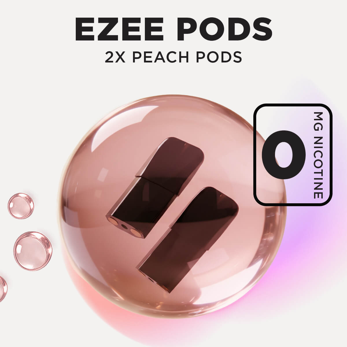 Disposable Pod Peach Ice Nicotine Free (10 x 2 pcs.)