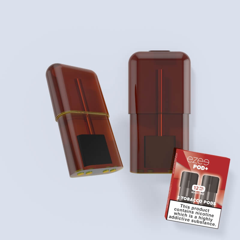 disposable vape pods ezee pod+ tobacco flavor 12mg nicotine