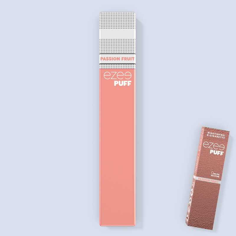 disposable vape pen ezee puff passion fruit 300 puffs nicotine free