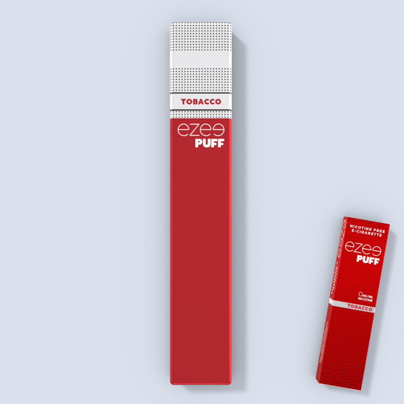 disposable vape pen ezee puff tobacco 300 puffs nicotine free