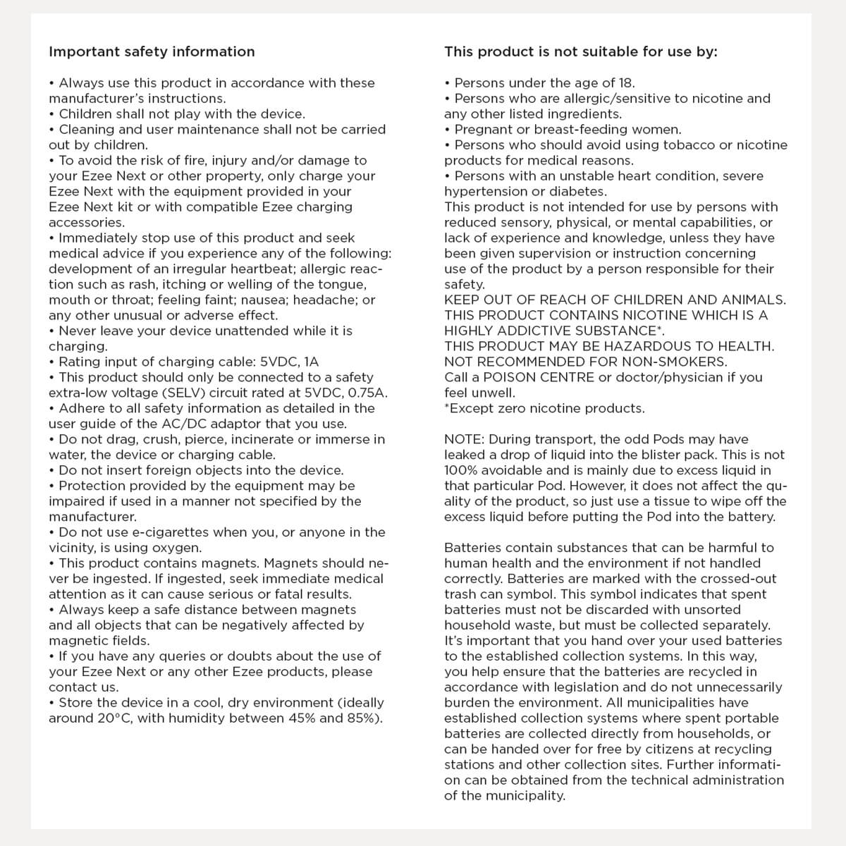 Ezee Next Pod Starter Kit - Blue Watermelon Ice 0mg