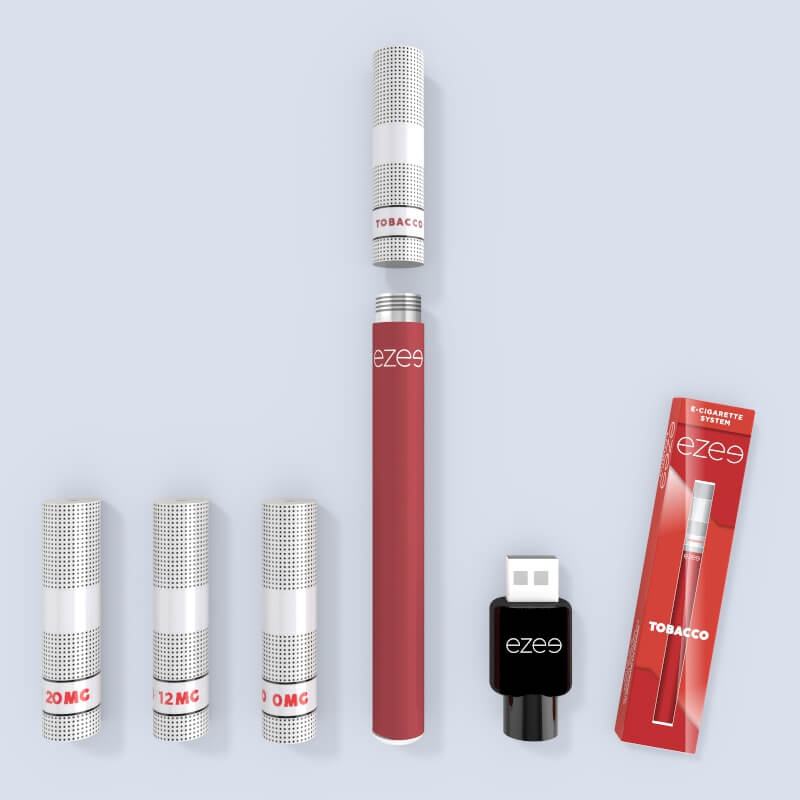 Ezee E-cigarette Starter Kit Tobacco nicotine free