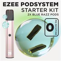 Ezee Next Pod Starter Kit Beige - Blue Razz Ice 0mg