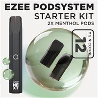 Ezee Next Pod Starter Kit - Black Menthol 12mg