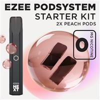 Ezee Next Pod Starter Kit - Black Peach Ice 0mg