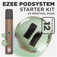 Ezee Next Pod Starter Kit - Brown Menthol 12mg