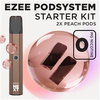 Ezee Next Pod Starter Kit - Brown Peach Ice 0mg