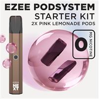 Ezee Next Pod Starter Kit - Brown Pink Lemonade 0mg