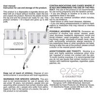 Ezee Cartridges Menthol 0mg/ml (x3)