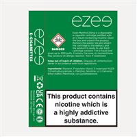 ezee e-cigarette cartridges menthol 20mg nicotine 3 cartridges