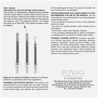 Ezee Go Disposable Vape Tobacco Nicotine free