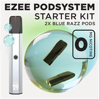 Ezee Next Pod Starter Kit - Silver Blue Razz Ice 0mg