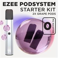 Ezee Next Pod Starter Kit - Silver Grape Ice 0mg