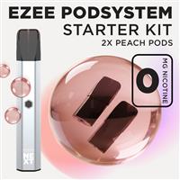Ezee Next Pod Starter Kit - Silver Peach Ice 0mg