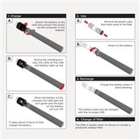 Ezee Cigalike Starter Kit Tobacco Nicotine free