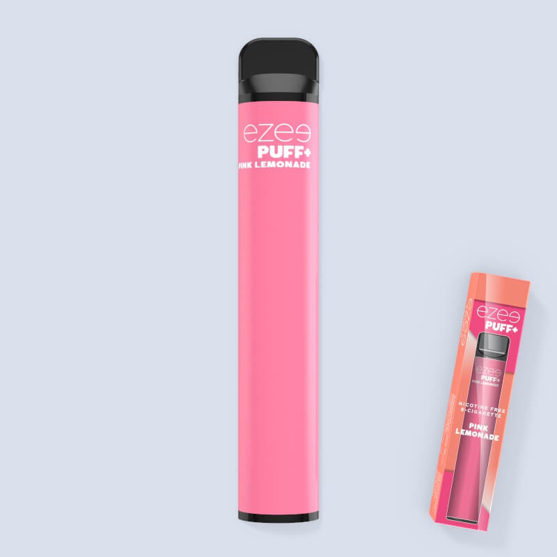 disposable vape pen pink lemonade e-cigarette nicotine free ezee puff+